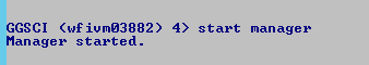Machine generated alternative text: GGSCI ("f
              iumØ3882) 4) start manager Manager started. 