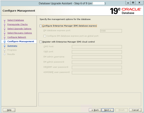 Machine generated
              alternative text:Data rade AssiStM1t - Sto 6 Of 9 (EMI
              ORACLE Configure Management 19C